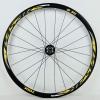 700C Road Bike Wheelset Front Rear Wheel Cyclocross Road Disc Brake Wheel V/C Brake Quick Release 7 8 9 10 11 Speed 24holes (Color : Yellow) view 3