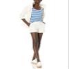 Amazon Essentials Women's Mid-Rise Slim-Fit 3.5 Inch Inseam Khaki Shorts, Cream, 4 view 4