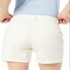 Amazon Essentials Women's Mid-Rise Slim-Fit 5 Inch Inseam Khaki Shorts (Available in Straight and Curvy Fits), Cream, 4 view 3
