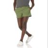Amazon Essentials Women's Mid-Rise Slim-Fit 3.5 Inch Inseam Khaki Shorts, Olive, 14 view 1