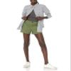Amazon Essentials Women's Mid-Rise Slim-Fit 3.5 Inch Inseam Khaki Shorts, Olive, 14 view 4