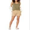 Amazon Essentials Women's Mid-Rise Slim-Fit 5 Inch Inseam Khaki Short (Available in Straight and Curvy Fits), Khaki Brown, 10 view 4
