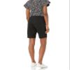 Amazon Essentials Women's Mid-Rise Slim-Fit 10" Inseam Bermuda Khaki Shorts, Black, 20 view 2