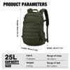 Mardingtop 25L Hiking Backpack,Lightweight Molle Tactical Backpack for Running,Hiking,Cycling,Motorcycle view 3