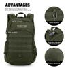 Mardingtop 25L Hiking Backpack,Lightweight Molle Tactical Backpack for Running,Hiking,Cycling,Motorcycle view 4