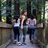 RUNNING GIRL Women's Workout Tank Top,Built in Shelf Sports Bra Strappy Back Compression Athletic ShirtsBX2680.Black.M view 3