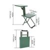 Outdoor Portable Folding Chair Multifunctional Folding Outdoor Chair Strong Load-Bearing Capacity Carbon Steel Frame One Chair for Four Purposes view 3