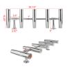 YaeMarine 5 Tube Stainless Rocket Launcher Rod Holders Adjustable Can Be Rotated 360 Deg view 3
