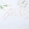 YiZYiF Kids Girl's Long Sleeve Bolero Shrug Jacket Dress Coat Open Cardigan Flower Girl Dress Cover Up 01 White 3 view 3