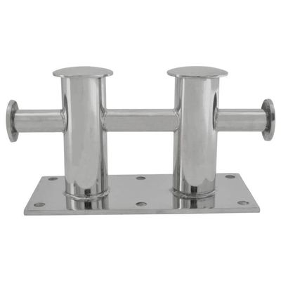 ISURE MARINE Heavy Duty Single Cross Bollard 316 Stainless Steel 260mm*120mm for Boat Kayaks Accessories