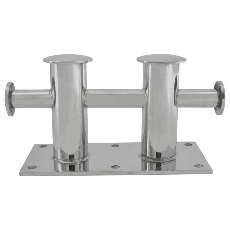 ISURE MARINE Heavy Duty Single Cross Bollard 316 Stainless Steel 260mm*120mm for Boat Kayaks Accessories