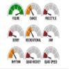Quad Roller Skating Roll-Line Magnum Figure Outdoor Wheels (Set of 8, 60mm, Hardness 49D) view 2