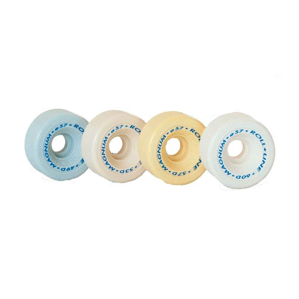 Quad Roller Skating Roll-Line Magnum Freestyle Wheels (Set of 8, 57mm, Hardness 53D)