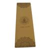 Yoga World Cork Mandala Yoga Mat - Non-Slip Surface & Anti-Skid TPE Underside - Strong Grip on Wet & Dry Surfaces - Soft Floor Cushion for Exercises - 183 x 61 x 0.4cm (Black) view 1