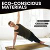 Yoga World Cork Mandala Yoga Mat - Non-Slip Surface & Anti-Skid TPE Underside - Strong Grip on Wet & Dry Surfaces - Soft Floor Cushion for Exercises - 183 x 61 x 0.4cm (Black) view 4