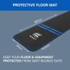 Target Darts World Champion Darts Mat Black and Blue | Dart Oche Mat with Soft Tip and Steel Tip Throw Line Distances | Non Slip Carpet Mats for Floor and Dart Tips Protection | Darts Accessories UK view 3