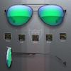 ATTCL Men's Fashion Driving Polarized Sunglasses UV Protection Metal Frame 2033 Black/Green mirrored view 3