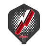 8 Flight Dart Flights Black Phil Taylor No.2 Moulded Flight System view 2