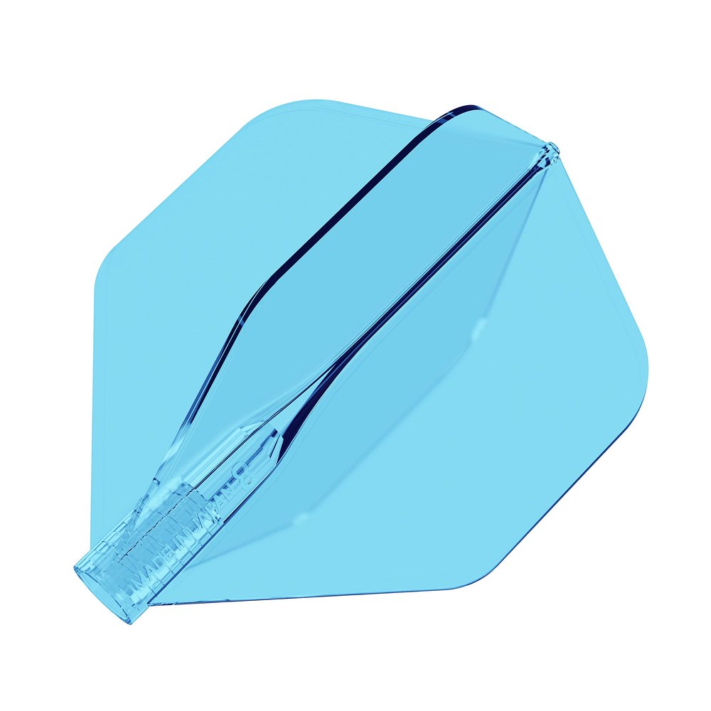 8 Flight Dart Flights Clear Candy Soda No.2 Moulded Flight System
