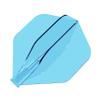 8 Flight Dart Flights Clear Candy Soda No.2 Moulded Flight System