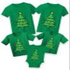 Christmas Shirts for Family - Green Christmas Tree Xmas Tshirt for Matching Women Men Kid Toddler Baby Baby 12M view 1