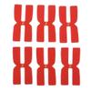 Simhoa 6X Silicone 3g Racquet Balance Strips Tape Weighted Bar for Tennis Badminton, Red, 4x2cm view 1