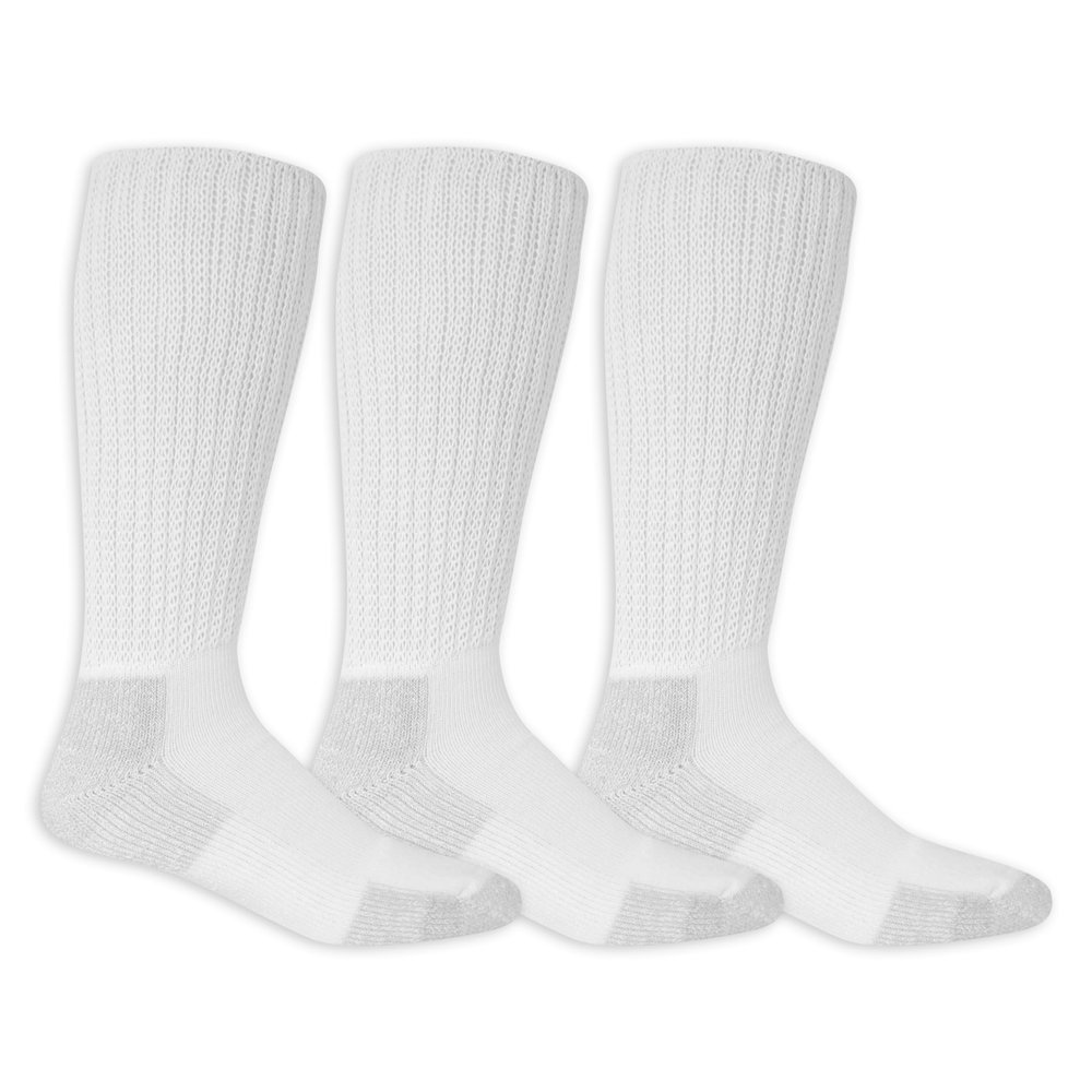 Dr. Scholl's Men's Advanced Relief Blisterguard - 2 & 3 Pair Packs Sock, White, 12.5-15 US