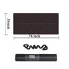Ithonest PU Natural Rubber Yoga Mat with Alignment Lines,Pilates Exercise Non-slip Mats,Fitness Sports Slimming Training Eco Friendly mats & home 74"X26"(Included Carrying Strap and Mesh Bag) (Pink) view 2
