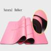 Ithonest PU Natural Rubber Yoga Mat with Alignment Lines,Pilates Exercise Non-slip Mats,Fitness Sports Slimming Training Eco Friendly mats & home 74"X26"(Included Carrying Strap and Mesh Bag) (Pink) view 4
