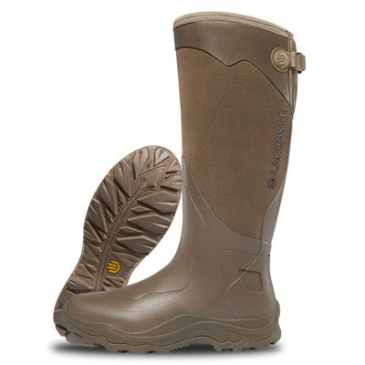 LaCrosse 17" Alpha Agility Snake Boots for Men Featuring Waterproof Rubber, Eva Soles, and Snake Guard Toe Protection, Brown - 13