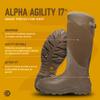 LaCrosse 17" Alpha Agility Snake Boots for Men Featuring Waterproof Rubber, Eva Soles, and Snake Guard Toe Protection, Brown - 13 view 4