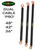 HOG LEGS PRO 'LIVE' 48" x 1-3/4" Fat Grip Dual Cable Bar, Dual Hook Straight Bar for Cable Machine, Functional Trainer Straight Bar for Presses, Squats & Rows Gym Cable Attachments Extreme! view 2