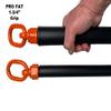 HOG LEGS PRO 'LIVE' 48" x 1-3/4" Fat Grip Dual Cable Bar, Dual Hook Straight Bar for Cable Machine, Functional Trainer Straight Bar for Presses, Squats & Rows Gym Cable Attachments Extreme! view 4