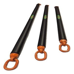 HOG LEGS PRO 'LIVE' 42" x 1-3/4" Fat Grip Dual Cable Bar, Dual Hook Straight Bar for Cable Machine, Functional Trainer Straight Bar for Presses, Squats & Rows Gym Cable Attachments Extreme!