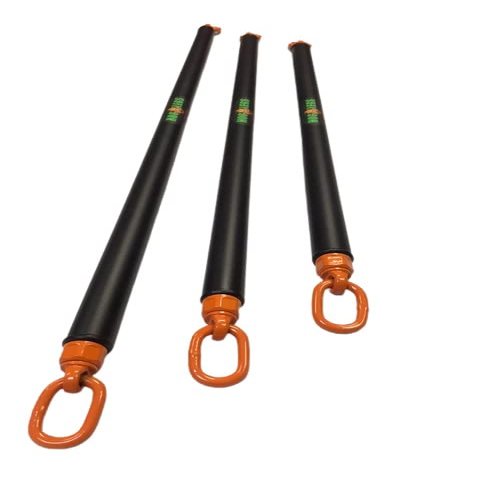 HOG LEGS PRO 'LIVE' 36" x 1-3/4" Fat Grip Dual Cable Bar, Dual Hook Straight Bar for Cable Machine, Functional Trainer Straight Bar for Presses, Squats & Rows Gym Cable Attachments Extreme!
