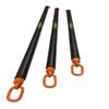 HOG LEGS PRO 'LIVE' 36" x 1-3/4" Fat Grip Dual Cable Bar, Dual Hook Straight Bar for Cable Machine, Functional Trainer Straight Bar for Presses, Squats & Rows Gym Cable Attachments Extreme! view 1