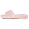 Journee Women's Faux Fur Shadow Slippers Blush, 10 view 2