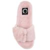 Journee Women's Faux Fur Shadow Slippers Blush, 10 view 3