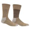 Dr. Scholl's Men's Advanced Relief Blisterguard - 2 & 3 Pair Packs Sock, Brown Multi-stripe, 6.5-12 US view 1