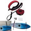 HTTMT- Surf Kayak Paddleboard Heavy-Duty Padded Wall Hanger Strap Storage Sling Kayak Hanger Paddleboard Hanger Garage Hanger [P/N: KAYAK-W05-BK+RED] view 2