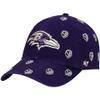 47 Women's Purple Baltimore Ravens Confetti Clean Up Head Logo Adjustable Hat view 1