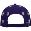 47 Women's Purple Baltimore Ravens Confetti Clean Up Head Logo Adjustable Hat view 4