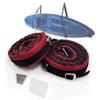 HongK- Red Kayak Surf Paddleboard Wall Padded Hanger Strap Storage Sling Kayak Hanger Heavy-Duty Hanger Garage Hanger [P/N: KAYAK-W05-BK+RED] view 2