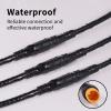 baluoqi Extension Cable 2Pin/3Pin/4Pin/5Pin/6Pin/8Pin/9Pin Waterproof Plug Works for Electric Bicycle Light/Throttle/Ebrake/Display Ebike Parts Extend Cable (3pin 80cm) view 3