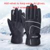 FUFU Gloves Cycling Gloves for Men,Touch Screen and Water Resistant Thermal Gloves for Driving,Running and Cycling view 2