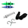 HTTMT- Single Kayak Wall Hanger Storage Strap Garage Canoe Hoists55 lb Capacity for Indoor/Outdoor Room Wall Strap Hanger Mounting [P/N: KAYAK-W06-BK]