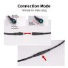 baluoqi Extension Cable 2Pin/3Pin/4Pin/5Pin/6Pin/8Pin/9Pin Waterproof Plug Works for Electric Bicycle Light/Throttle/Ebrake/Display Ebike Parts Extend Cable (5pin 80cm) view 2