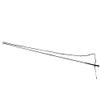 The Epic Animal Lunge Whip 72" W/ 84" Drop, Popper, Black view 1