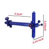 SOOHUPET Archery Recurve Bow Sight Accessories T Shape Archery Shooting Target Sight Adjustable Bowsight with Optical Fiber Pin Sight for Target Practice (Blue) view 2