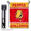 Ferris State Bulldogs Garden Flag with Stand Holder view 2
